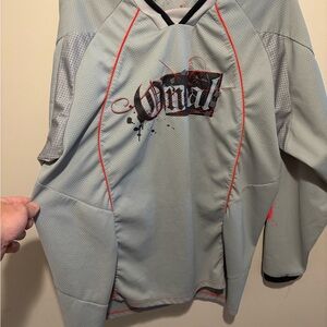 Gray and Black Men's Jersey